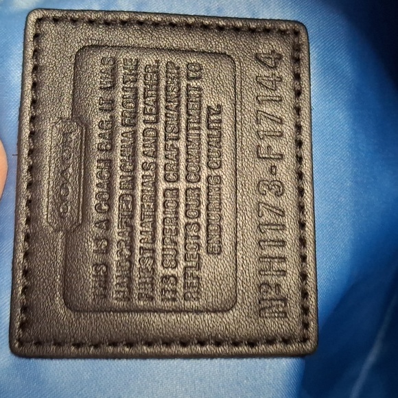 LN COACH SPECIAL ED HOLIDAY RHINESTONES SATEEN LARGE TOTE 2011 - Picture 5 of 5